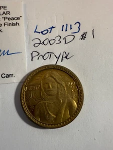 Prototipo D Sacagawea 2003 raro solo 450 hecho - Imagen 1 de 4