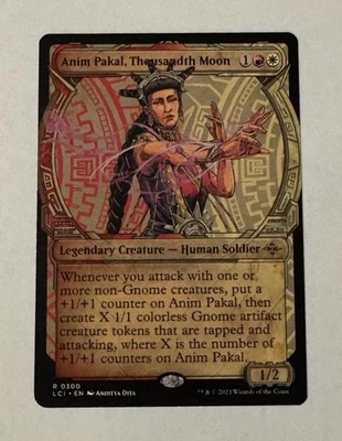 MTG Anim Pakal, Thousandth Moon - The Lost Caverns Of Ixalan SHOWCASE NM - Image 1 of 2