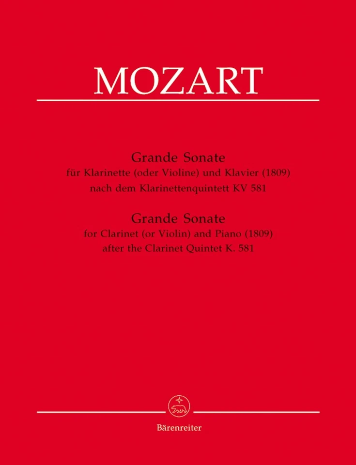 Serenade in G major Eine Kleine Nachtmusik  K.525  Arranged for Piano  Mozart - Image 1 of 2