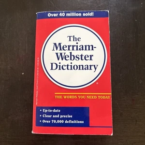 Merriam-Webster Dictionary 1997 Paperback - Picture 1 of 2