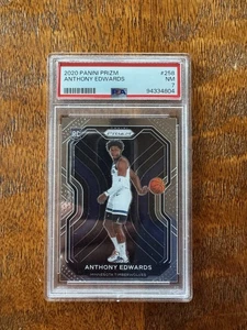 Panini Prizm Anthony Edwards #258 2020 novato PSA 7 - Imagen 1 de 2
