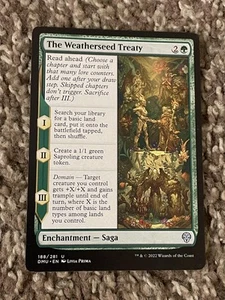 The Weatherseed Treaty Dominaria United MTG #188 non comune - Foto 1 di 2
