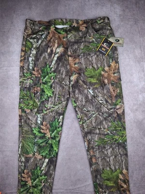 Mossy Oak Obsession Camo Cargo Pants Mens 2XL Stretch Turkey Deer Hunting NEW - Image 1 of 4