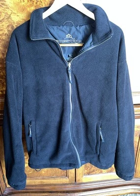 Stormtech Men’s Fleece Jacket Full Zipper Black Snug Sleeves Large - Image 1 of 2