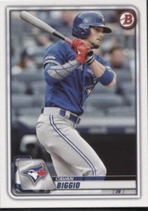  2020 Bowman  CAVAN BIGGIO  Base Single - TORONTO BLUE JAYS - #8