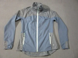 Mountain Hardwear Jacket Womens Large Blue Gray Mistrala Thumbhole Full-Zip - Picture 1 of 17