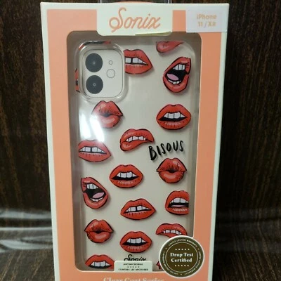 🎅 Sonix Clear Coat Series Bisous Lips Besando iPhone 11/XR 🆕👌!!️ Foto 1 de 2