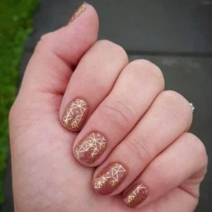 Jamberry Marsala Sky Nail Wraps Full Sheet - Picture 1 of 4