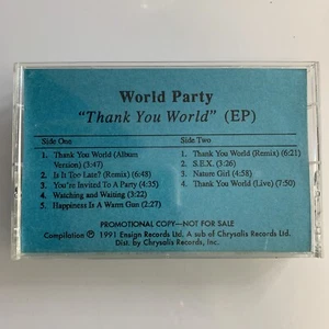 World Party Thank You WORLD Advance Promo (Cassette) - Picture 1 of 2