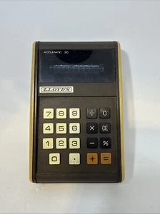 Vintage Lloyds Accumatic 30 Calculator Works - Picture 1 of 9