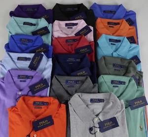 Polo Ralph Lauren SS Soft Touch 100% Cotton Polo Shirt w/ Multi Pony NWT $85-$98 - Picture 1 of 103