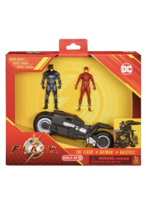 Spin Master DC Comics The Flash Movie - The Flash and Batman With Batcycle 3 шт. - Изображение 1 из 4