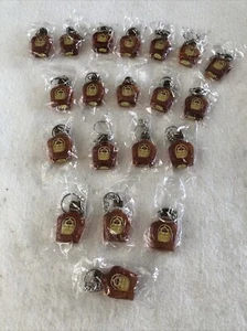 (Lot Of 20) Miniature CROWN ROYAL Bottle Keyring Keychain 2" Sealed New - Picture 1 of 3