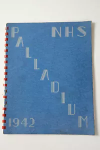 Annuario rilegatura a spirale Palladium 1942 epoca seconda guerra mondiale libro (P2R) Northville High School - Foto 1 di 10
