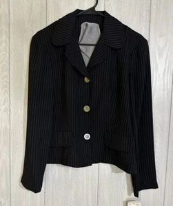 John Roberts Women's Black Jacket Msrp 89$ Size 10 - Picture 1 of 12