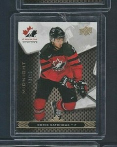 2018 Upper Deck Team Canada Juniors # 12 Boris Katchouk UD MIDNIGHT /50