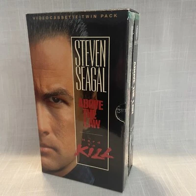 Steven Segal Twin Pack VHS Hard To Die Above the Law Pam Grier - Image 1 of 4