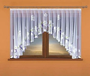 Novelty Net Curtain Ideal For Kitchen, Dining Room - Picture 1 of 2
