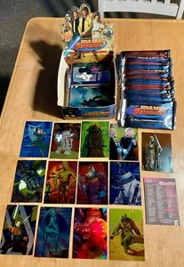 Topps 1996 Star Wars Finest Series 1 Deluxe Chromium Box with 181 Cards! - Picture 1 of 16