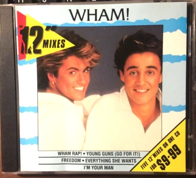WHAM Australian THE 12" MIXES 1986 CD EP Promo Sample Copy - Image 1 of 2