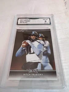 MITCH TRUBISKY NORTH CAROLINA BEARS 2017 HOJA DRAFT NOVATO RC #52 GRADO 8 L@@K - Imagen 1 de 2