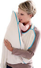 Cuddledry Hands Free Luxuriously Soft Bamboo & Cotton Hooded Baby Bath Towel BLU