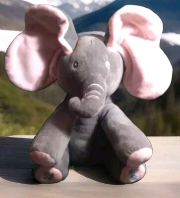 Peek-A-Boo Interactive Singing Musical Elephant Plush Toy Nice Condition  - Image 1 of 4