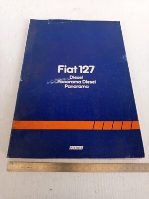 manuale dati tecnici originale 1981 Fiat 127 1300 Diesel Berlina e Panorama - Immagine 1 di 4