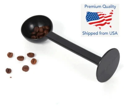 2 в 1 кофейная ложка 10 г стандартная измерительная ложка бобы двойного назначения / молотая ложка 6 дюймов - Изображение 1 из 4