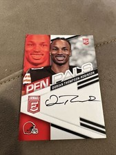 2023 DONRUSS ELITE FB DORIAN THOMPSON-ROBINSON RC PEN PALS ON CARD AUTO BROWNS