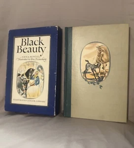 Black Beauty 1945 Anna Sewell Illustrated Fritz Eichenberg Hardcover w/ Slipcase - Picture 1 of 7