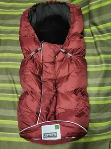 Odenwälder Baby Nest Winter Fußsack Lammy rot - Bild 1 von 2