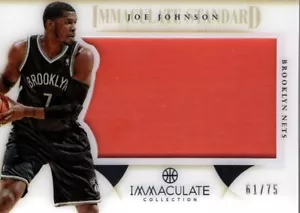 2012-13 Immaculate Collection Immaculate Standard Joe Johnson Jersey75 - Picture 1 of 1