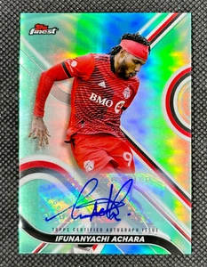 2022 Topps Finest MLS - Ifunanyachi Achara - Aqua Refractor Auto 67/75 - 26 - Picture 1 of 2