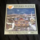 500pc Puzzle 16" x 20"  "The Inn At Three Pine" By Bits & Pieces Sealed Bob Fair