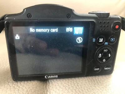 Defective As is Parts Canon PowerShot SX500 IS 16.0MP Digital Camera powers on - Image 1 of 4