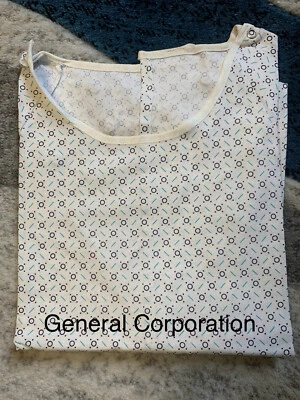 Pack de 12 batas unisex de larga duración para pacientes de hospital Foto 1 de 4