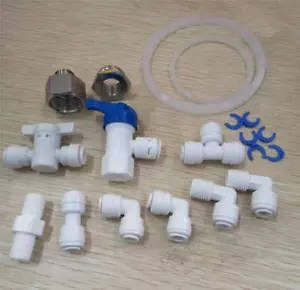 Set completo ricambi raccordo serbatoio valvola a sfera per impianto acqua Simpure Ro - Foto 1 di 1