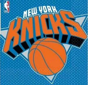 Lot 100 packs (16 ct. Each) 1600 total NY Knicks NBA Pro Basketball Napkins - Picture 1 of 1