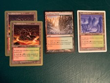MtG Karplusan Forest x4 - LP - Mixed Lot - Deckmasters 10th Edition World Champ