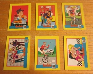 Archie 1991 Impel tarjeta coleccionable trata subconjunto de 6 tarjetas coleccionables - Imagen 1 de 2