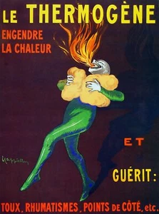 6433.Le Thermogene engendre la chaleur Poster.French Wall Art Decorative. - Picture 1 of 1