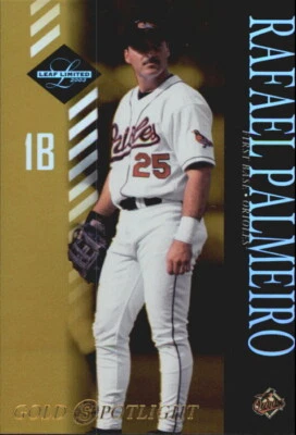 2003 Leaf Limited Gold Spotlight #30 Rafael Palmeiro O's/50 - NM-MT - Image 1 of 2
