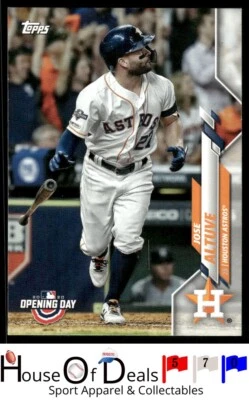 2020 Topps Opening Day #89 Jose Altuve Houston Astros Baseball Card - Image 1 of 2