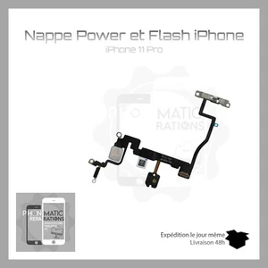 Tischdecke Power Button Mikrofon Rückseite Blitz Diffusor für iPhone 11 Pro Neu - Bild 1 von 2