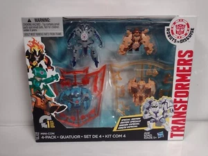 Paquete de 4 figuras de acción Transformers Robots in Disguise Mini-Con edición especial - Imagen 1 de 2