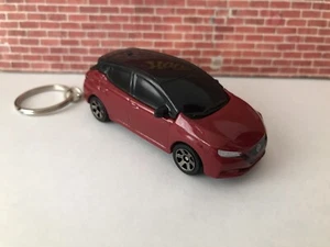 ANILLO LLAVERO PARA NISSAN LEAF EV 2018 ROJO BORGOÑA LLAVES AUTOMÁTICAS LLAVERO RUEDA NUEVO - Imagen 1 de 2