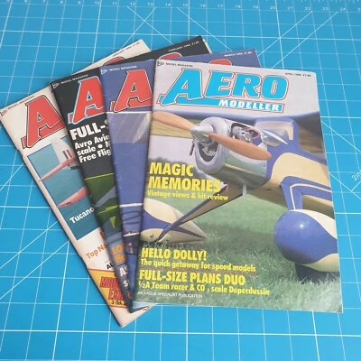 Job Lot of Vintage Aero Modeller 4 Magazines 1986 Jan-April - Image 1 of 4