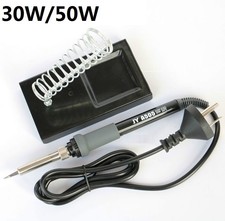 50W Electric Welding Soldering Iron Gun/Stand/Tips/Soldering Wire Repair Set EU