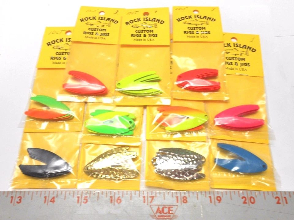 ROCK ISLAND DAKOTA SPINNER BLADES # 3 10 CT  MADE IN AMERICA! - Image 1 of 1